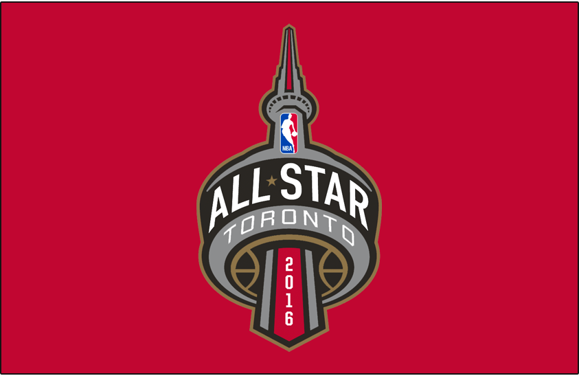NBA All-Star Game 2016 Primary Dark Logo iron on transfers for T-shirts